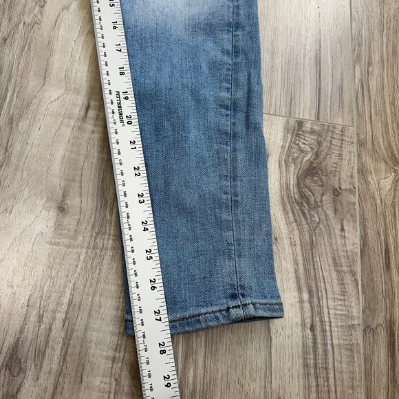 American Eagle Airflex + Temp Tech Athletic Skinny Distressed Jeans Size W28 L28 - Picture 5 of 12